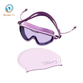 Dovewill Kính Bơi Người lớn chống sương mù tầm nhìn rộng, dây điều chỉnh - Phù hợp cho lặn biển và thể thao dưới nước