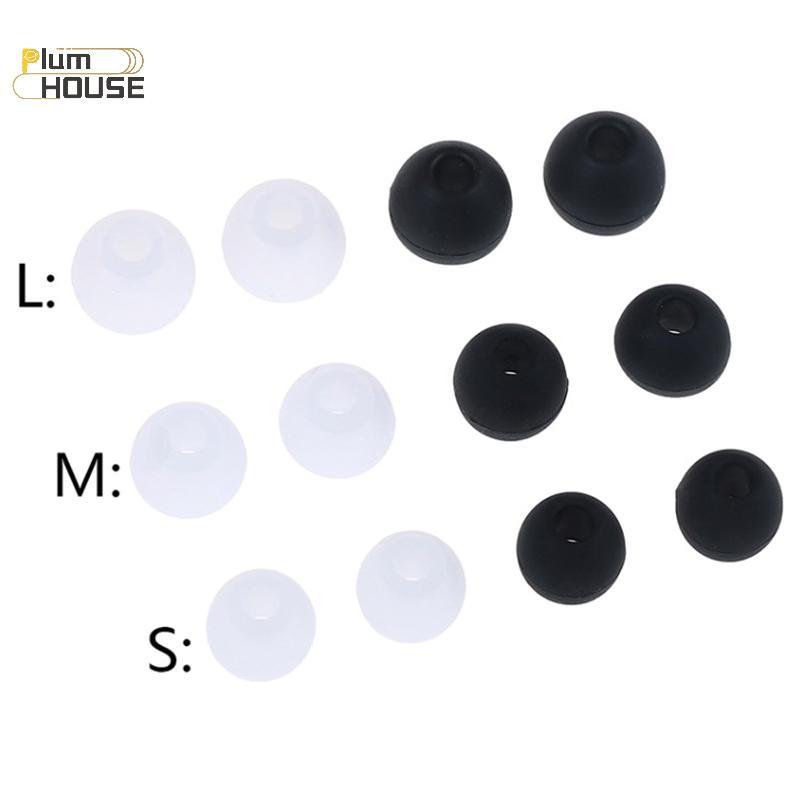 PlumHOUSE 6 cặp/2*(S+M+L) miếng đệm tai silicon đa năng thay thế cho tai nghe nhét tai