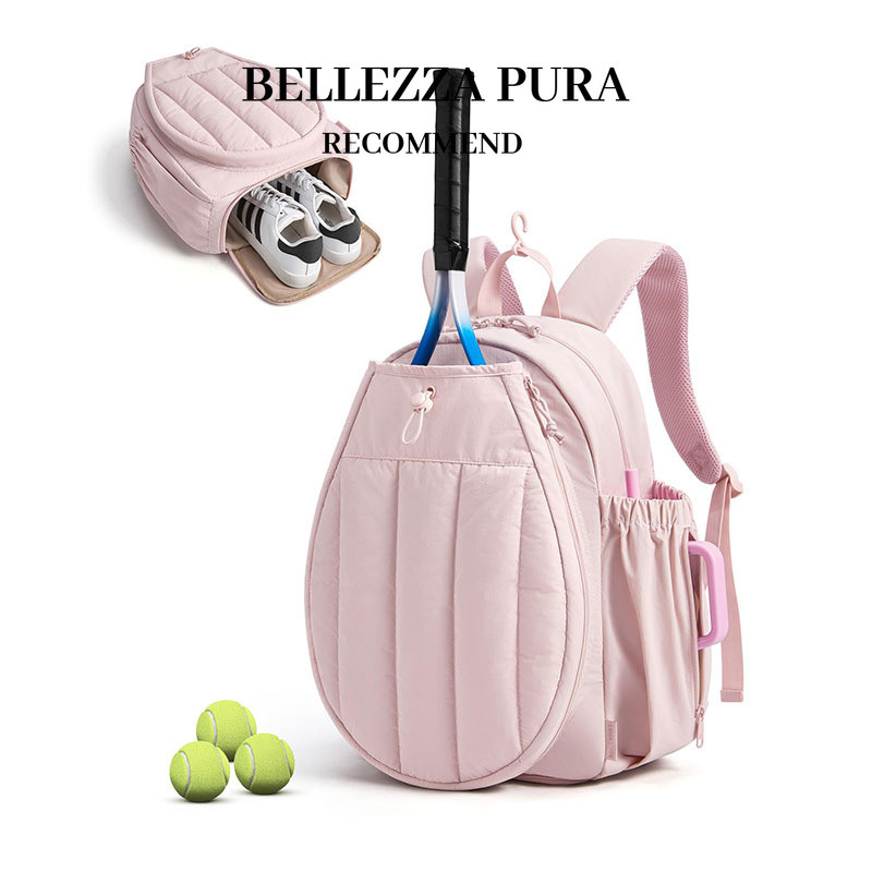 Bellezza Pura Túi Vợt Tennis Pick Túi Quần Vợt Túi Tote Thể Thao Ngoài Trời