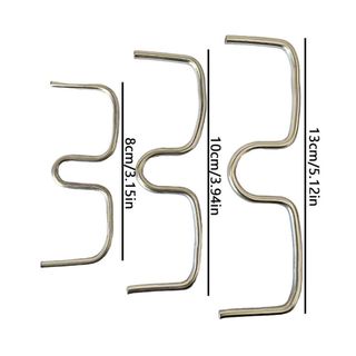 FASHIONEXPRESS 10 cái thiết bị định hình nhánh kim loại chữ M, kéo nhánh cây trái cây, cố định nhánh hạng nặng