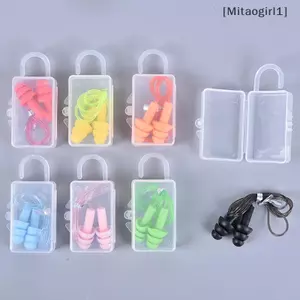 Nút tai silicon chống thấm nước Nút tai chống ồn khi ngủ Giảm tiếng ồn [Vn]