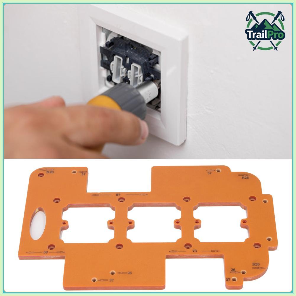 TrailPro Mẫu rãnh không tay nắm tủ quần áo 3 trong 1 Đánh dấu khuôn phần cứng tủ đa chức năng