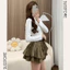 Chân Váy Cạp Cao Xếp Tầng Dáng Xoè Kèm Đai Dây Nơ Khoá Sườn CV32442 Thời Trang Nữ