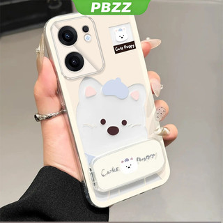 Ốp Lưng Cho OPPO Reno 13f reno13 F reno 13 f 5g 2024 Vỏ Điện Thoại Vỏ Mềm Silicon Chống Sốc Trong Suốt Thiết Kế Mới Thẩm Mỹ Chó Dễ Thương Có Giá Đỡ Cho Gương TKXGDQZJ01