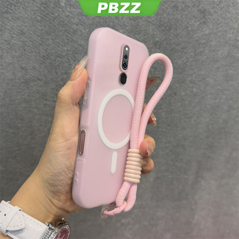 Ốp 2 Trong 1 Cho OPPO F11 A5 2020 A9 2020 F11 Vỏ Điện Thoại Chống Sốc Thiết Kế Mới Thẩm Mỹ Vỏ Thạch Màu Kép Có Dây Buộc Từ Tính Không Dây GDBSWX01
