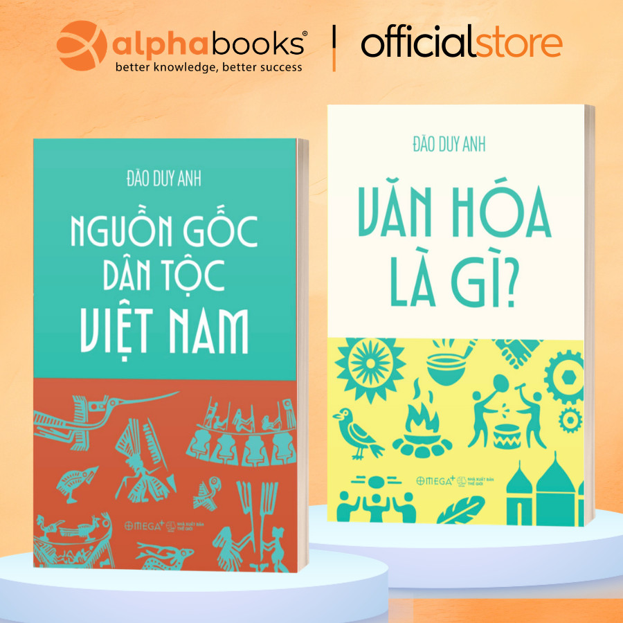Sách - Lẻ/Combo: Nguồn gốc dân tộc Việt Nam + Văn hoá là gì? - Đào Duy Anh (Omega Plus)