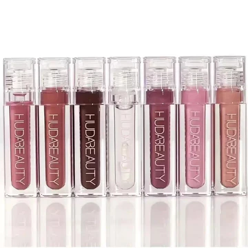 HUDA BEAUTY Lip Gloss Extra Shine Lip Gloss Lip Gloss Plump Lips, trong suốt và dưỡng ẩm