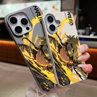 Uzumaki Naruto Anime Mặt Sau Ốp lưng iPhone 17 Pro Max 17 Không Khí Chống Sốc Da Kết Cấu TPU Silicone Cover
