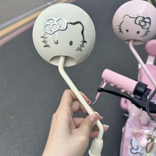 ❈ ❈ ❈ ❈ ❈ ❈ ❈ ❈ ❈ ❈ ❈ ❈ ✲ ❈ 🍒 ❈ ❈ kitty ❈ ❈ ❈ ❈ ❈ ❈ ❈ ❈ ❈ ❈ ❈ ❈ Gương chiếu hậu xe điện đa năng cho Yadi, Aima và Talin, Xe đạp điện trang trí mèo Kitty hoạt hình dễ thương Re