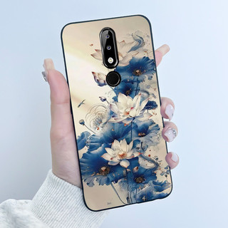 Ốp Lưng Cho Nokia 5.1 Plus 6.1 Plus X5 X6 Thẩm Mỹ Sang Trọng Dễ Thương Thoáng Mát Bé Trai Bé Gái silicon Mềm Vỏ Điện Thoại Ốp Lưng Đen Mờ