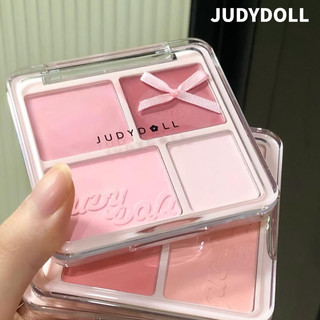 Đĩa Blusher Judydoll Đĩa Tất Cả Trong Một Dễ Dàng Tô Màu Kết Cấu Bột Mịn Nhiều Màu Phù Hợp Với Đĩa Blusher Di Động Trang Điểm Mặt