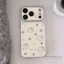 Ốp Điện Thoại Da Mèo Paw Line KT Dễ Thương Cho iPhone 17 16 15 14 13 12 11 Pro Max X Xr Xs Max