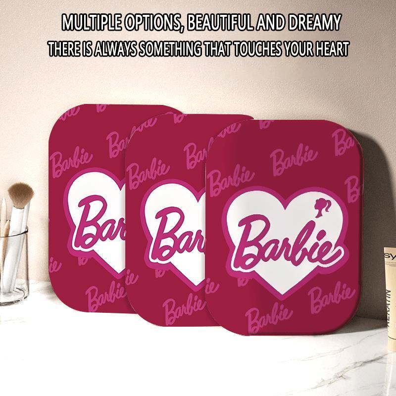 Barbie màu tím đậm Gương Trang Điểm Gập Đa Năng, Phù Hợp Dùng Văn Phòng Du Lịch