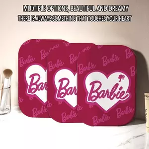 Barbie màu tím đậm Gương Trang Điểm Gập Đa Năng, Phù Hợp Dùng Văn Phòng Du Lịch