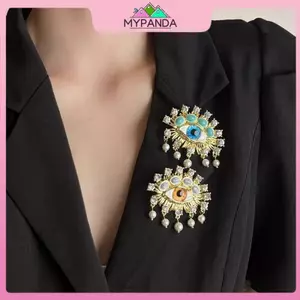 Mắt Quỷ Kim Cương Giả Thổ Cẩm Cho Nữ - Phụ Kiện Thời Trang và Quà Tặng Perfect