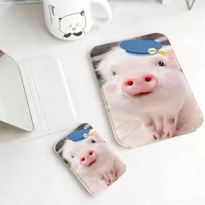 Lợn mũi hồng Gương Phụ Kiện Gập Nhỏ Gọn, Quà Tặng Bạn Bè Siêu Đẹp