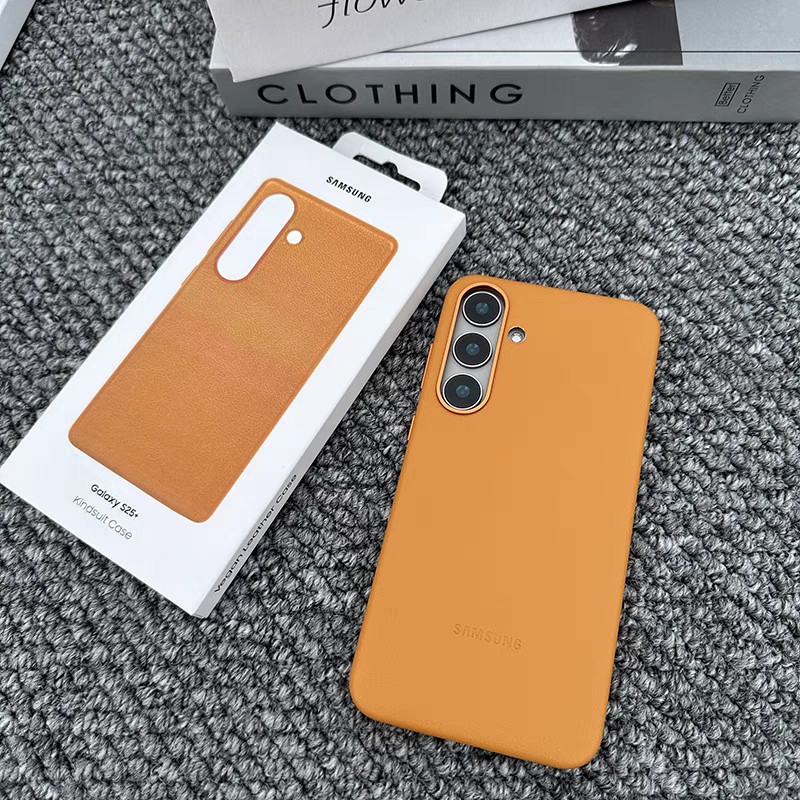 Dành Cho Da Chính Hãng Ốp lưng Samsung S25 Ultra S25Edge Plus Slim Matte Chống Sốc Ốp Lưng Cho Galaxy S25 + S25 Vỏ