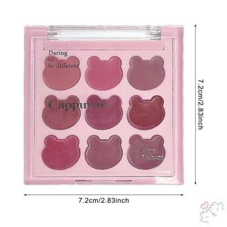 Bảng Bùn Môi Nhung 9 Màu Matte Velvet - Lip Cheek Dual Use for Lady Beauty