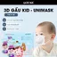 Khẩu trang gấu Uni Mask cho bé sơ sinh 0 đến 3 tuổi công nghệ Nhật Bản hàng chính hãng