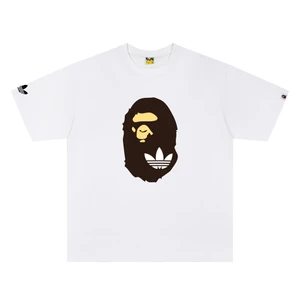 Áo thun Unisex đồng thương hiệu Ape Head Print & ADD dành cho nam