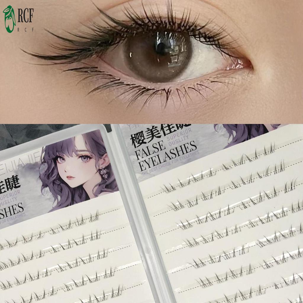 Phần mở rộng mi đáy đen 4-6mm C Curl - Cụm lông mi DIY để trang điểm làm đẹp
