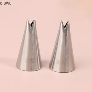 QIUWU 1 Cái #352 Hoa Hồng Lá Cupcake Trang Trí Đầu Bánh Ngọt Vòi Phun Fondant Trang Trí Lá Đầu Ống Thép Không Gỉ.