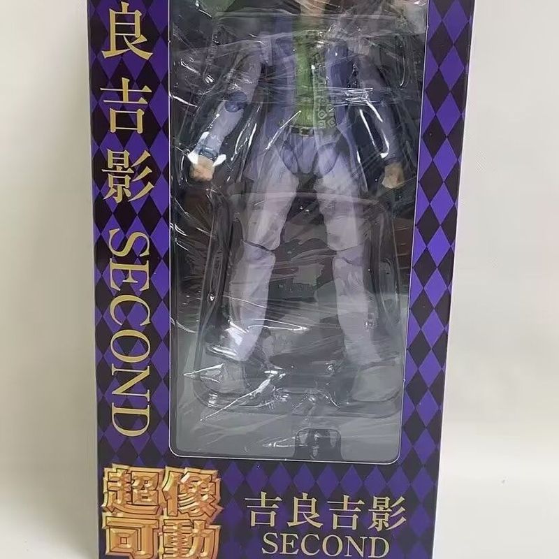 JOJO Kỳ Dị Phiêu Lưu Kim Cương Không Thể Phá Hủy Kira Yoshikage Tím Di Chuyển Hình Mẫu 16cm