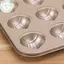 PUSKY 1 Cái 6 / 9 / 12 Chestnut Hình Bánh Khay Nướng Khuôn Thép Carbon Nhà Bếp Dụng Cụ Nướng Bánh VN