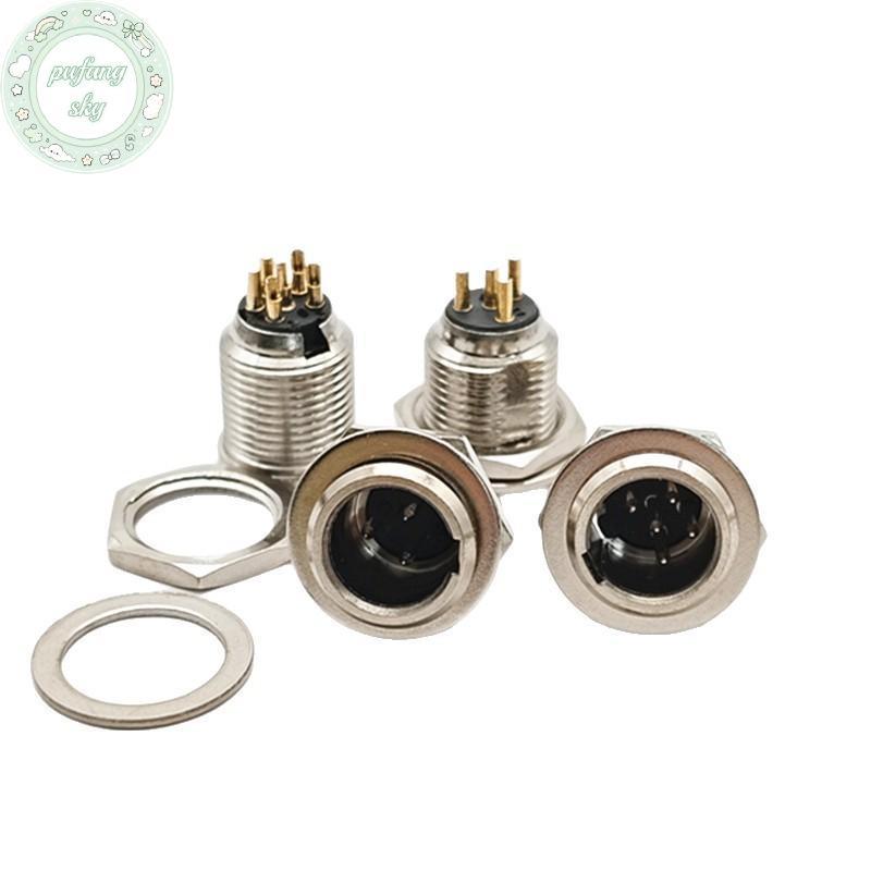 PUSKY 1 Cái Đầu Nối Thẳng Âm Thanh XLR Nhỏ Mini XLR 3 / 4 / 5 / 6 Pin Nữ / Nam Cắm Nam Soet Cho Cáp Micro VN