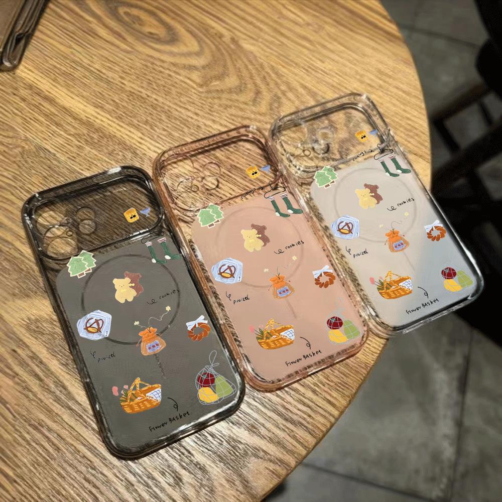 Hoa Vườn nhỏ sử dụng cho 16 vỏ điện thoại iPhone 17 Air vỏ Corning 14/13/11 Pro