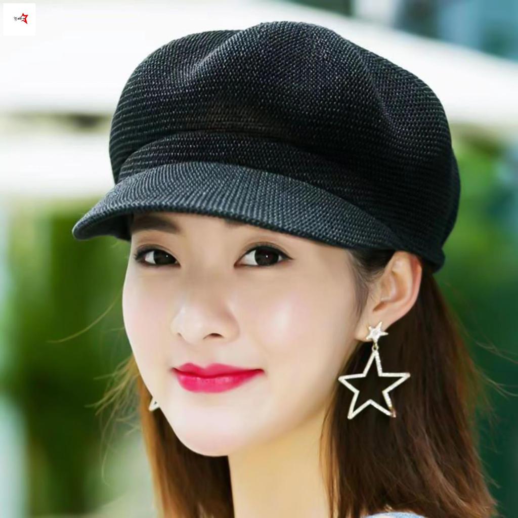 Mũ Nồi Cổ Điển Cho Nữ Và Bé Gái - Thiết Kế Lưới Thoáng Khí, Màu Trơn - Quà Tặng Lý Tưởng