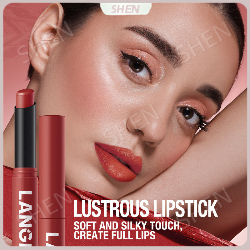LANGMANNI Mười hai màu Xoay chéo Matte Lipstick Gói đơn