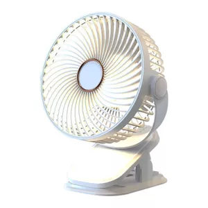 Quạt cầm tay nhỏ tiện lợi có giá đỡ điện thoại, kiểu di động có thể sạc lại, phù hợp đặt trên bàn làm việc hoặc treo cổ