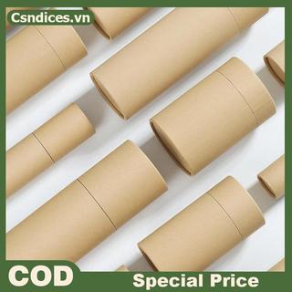 Csndices 1 Cái Hộp Đựng Ống Chai Hộp Đựng Giấy Kraft Ống Tròn Hộp Đựng Giấy Kraft Cho Bút Chì Trà Caddy Cà Phê Gia Vị Mỹ Phẩm Thủ Công Quà Tặng VN