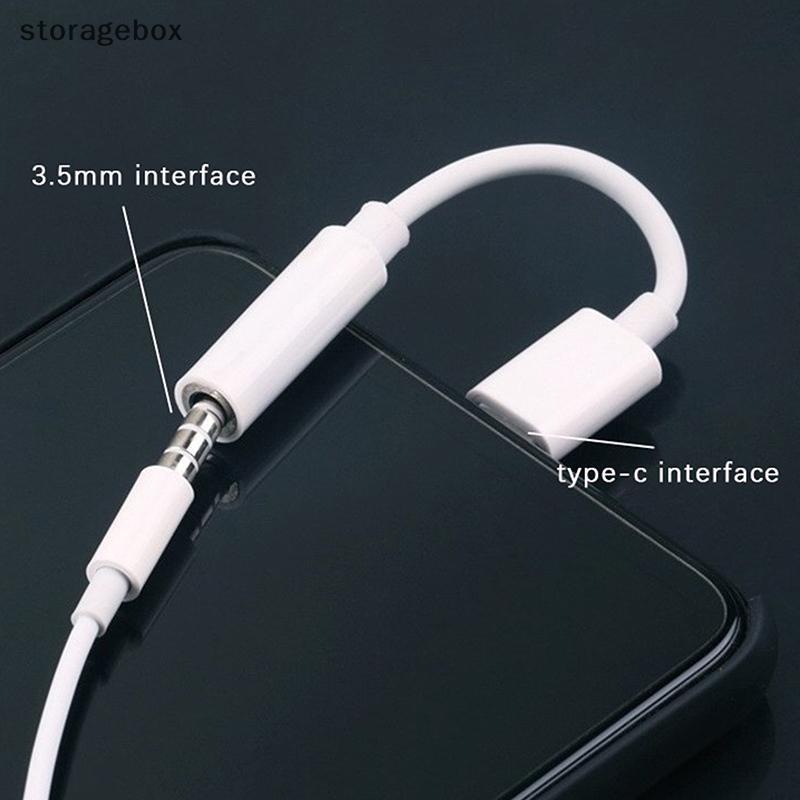 [Hộp lưu trữ] Bộ chuyển đổi Aux Type C sang 3,5mm Type-c Cáp âm thanh 3,5 Ja cho bộ chuyển đổi tai nghe điện thoại Đẹp