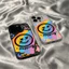 Tranh vẽ hình mặt cười sặc sỡ Đối với iPhone16promax/15Phantom Shell 13 Đơn giản 14 Mới