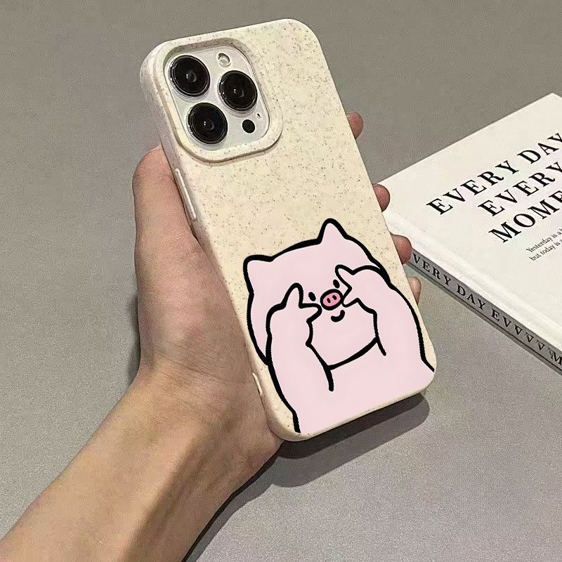 Ốp Lưng Cho IPhone 15 11 17 16 13 14 12 Pro Max XR X XS MAX 7 8 Vỏ Điện Thoại Mờ Nửa Trong Suốt Hình Mèo Con Cà Phê Sữa
