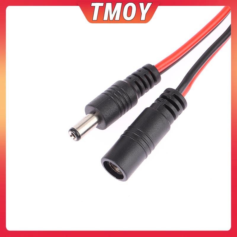 TMOY 16AWG DC Cắm Nguồn 5.5 x 2.1mm Nữ Sang Nam CCTV Adapter Kết Nối Cáp 12V 10A 120W Max. Dây nối dài nguồn 1,5m TMOY