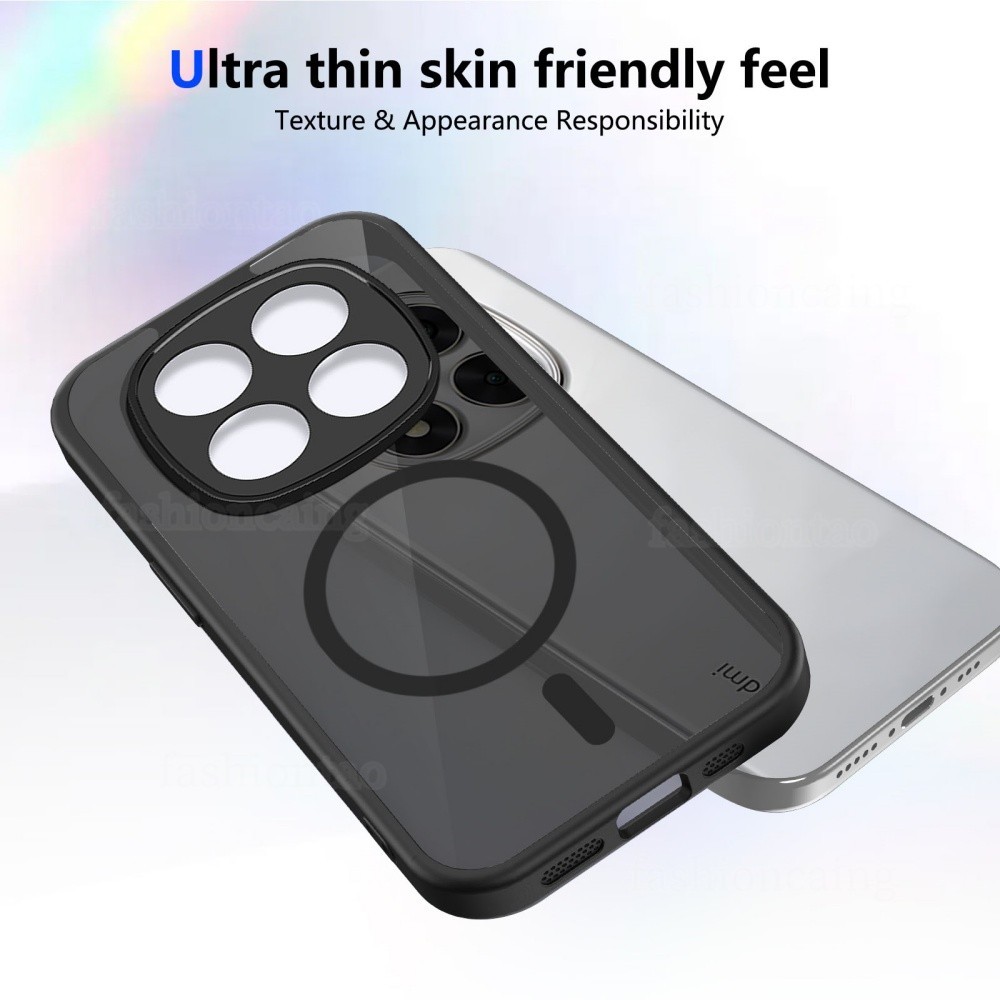Ốp Lưng Cho Redmi Note 15 Pro Plus Note15 Pro Note15Pro + Note15ProPlus 4G 5G Slim PC Acrylic Vỏ Điện Thoại Từ Tính Với Áo Giáp Sạc Không Dây Bảo Vệ Chống Sốc Ốp Lưng Cứng