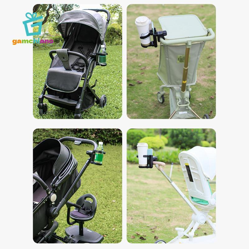 Giá đỡ cốc xe đẩy em bé có giá đỡ điện thoại, Di động phù hợp với hầu hết các cốc, Giá đỡ chai cho xe tay ga Xe ba bánh