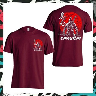 Áo thun Cotton nguyên chất Nhật Bản Samurai Street Unisex Quần áo