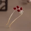 MAUROPOLI [Sẵn Sàng] Tua Rua Trung Quốc Mới Bướm Hanfu Sườn Xám Pan Tóc Ngọc Trai Cổ Bước Lắc Kẹp Tóc Hình Chữ U