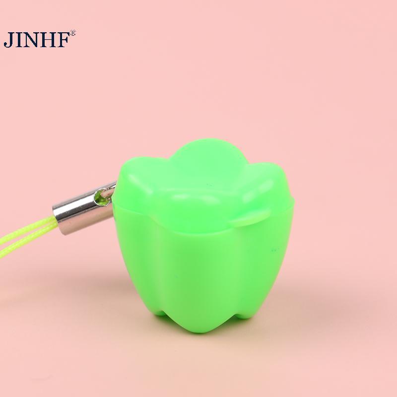 JINHF 50 chiếc hộp bảo quản răng sữa cho bé, đựng tóc rụng, làm đồ lưu niệm, tặng kèm hộp quà