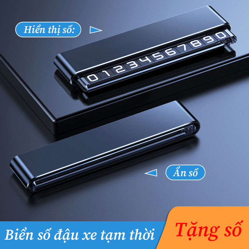 Bảng Số Điện Thoại Ô Tô Cao Cấp - Hợp Kim Nhôm Cao Cấp Không Cong Vênh, Thiết Kế Nhỏ Gọn, Phù Hợp Mọi Dòng Xe