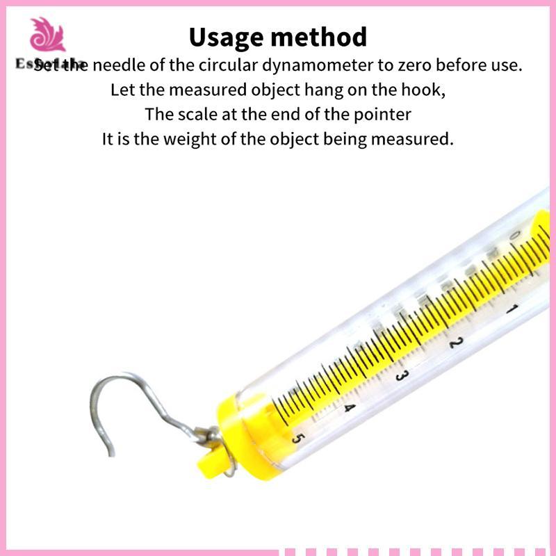 14005 Động lực kế hình trụ 1N / 2.5N / 5N / 10N Cân bằng lò xo Hình ống [MỚI]
