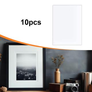 LOVIVER 10 Tấm Acrylic Trong Suốt Tấm Acrylic 5x7 Inch Kính Plexiglass Đa Năng