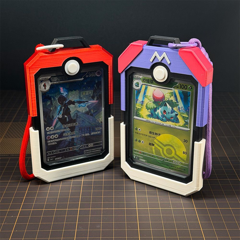 Hộp đựng thẻ Pokemon, phù hợp cho thẻ thể thao bóng chày, MTG, TCG; bảo vệ U-V, cảm ứng