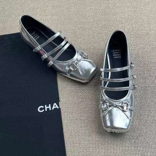 Giày Ba Lê Phong Cách Mới Nữ Retro Flat Mary Jane Giày