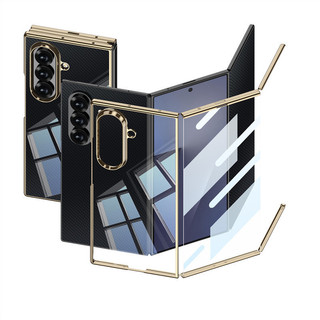 Mạ điện HD trong suốt có vỏ phim Funda cho Samsung Galaxy Z Tri-Fold