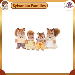 Sylvanian Families Doll [Hazel Squirrel Family] FS-17 ST Mark Certified For Ages 3 and Up Toy Dollhouse EPOCH